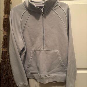 Danskin Men's Light Gray Zip-Up Sweater